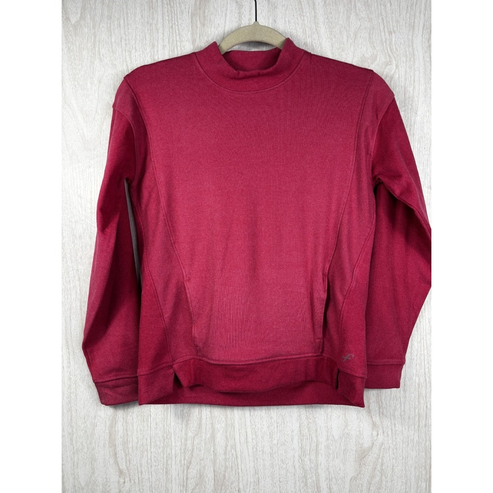 Freely Athletic Sweatshirt L Pink Stretch Athleisure Cozy Casual Lounge‎ Top